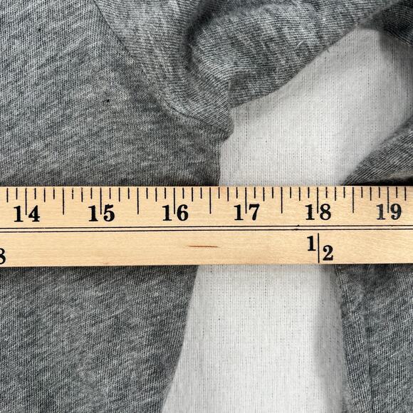 ENZA COSTA Cashmere Long Sleeve Easy Scoop Top Womens Small Smoke Gray NEW - Picture 10 of 11